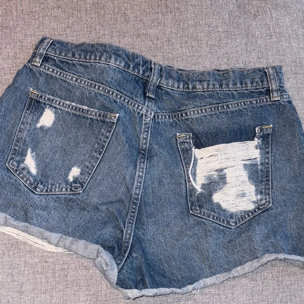 Denim Distressed Women Shorts